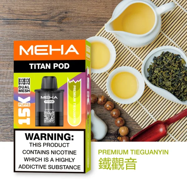 MEHA TITAN 泰坦 替換煙彈｜戶外隨行設計｜呈現擊喉層次還原與高效溫控結構【買3贈主機】超值特惠