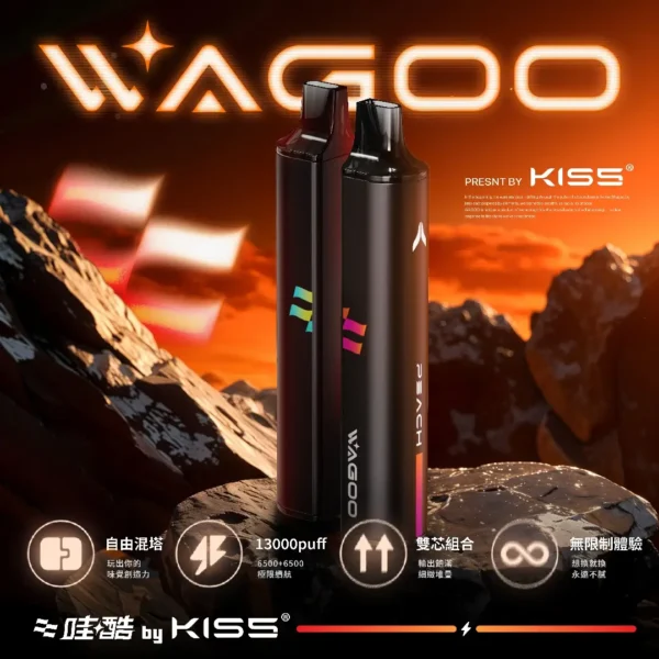 WAGOO 哇酷 kis5 6500 拋棄式電子煙 ｜ 辦公空間靈感迸發時刻 ｜ 賦予強勁且精準的擊喉層次感