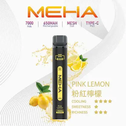 MEHA 魅嗨小黑條 7000口電子煙主機 ｜ 戶外野餐休憩隨手滿足 ｜ 恆定輸出確保始終如一的溫潤喉韻