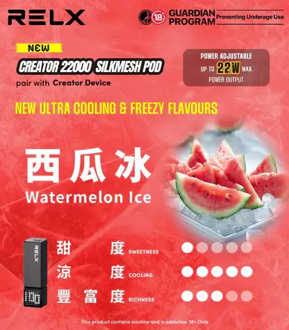 RELX 悅刻 Creator積木 22000 專用套裝 ｜ 辦公室高壓專注時刻 ｜ 頂尖晶片運算構築細膩霧化體驗【加100贈主機】狂歡福利