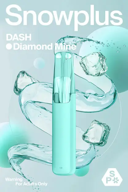 Snowplus DASH 4000 口一次性電子煙｜社交應酬首選｜具備細膩層次感釋放與精準分子化還原工藝