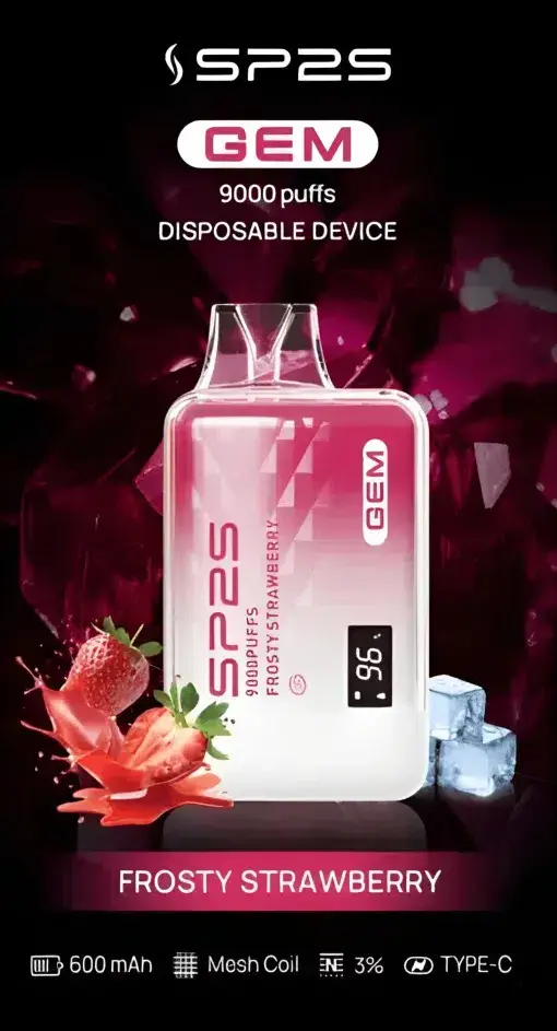 SP2S GEM 9000 電子煙主機 ｜ 數位生活場景精準掌握 ｜ 全彩螢幕直覺互動帶來細膩霧感與溫潤喉韻的層次堆疊