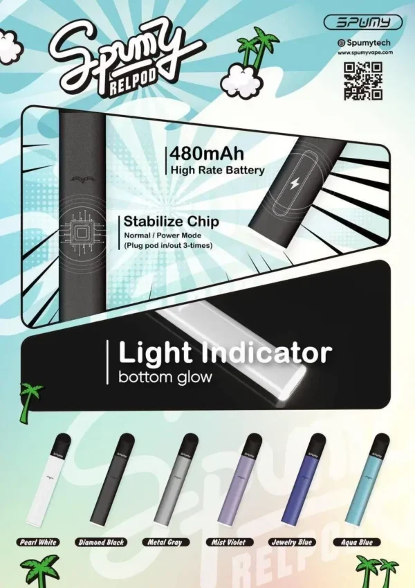 冰熊五代主機.webp SPUMY 冰熊五代電子煙主機 | 個人私密休息時刻客製化體驗 | 雙檔位切換精準掌控霧化層次感受獨特溫潤回饋