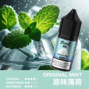 MEHA 魅嗨 HUUK 30ml煙油｜注油小煙專用搭配日常霧化使用｜尼古丁鹽黃金配比呈現細膩順滑口感與穩定風味層次