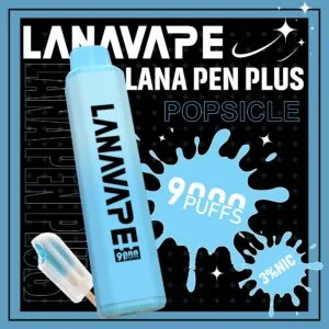 LANA PEN PLUS 9000口拋棄式電子煙｜日常通勤隨身攜帶｜穩定輸出保持綿密霧感展現持久且均衡的擊喉層次觸感