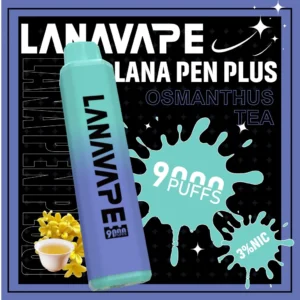 LANA PEN PLUS 9000口拋棄式電子煙｜日常通勤隨身攜帶｜穩定輸出保持綿密霧感展現持久且均衡的擊喉層次觸感