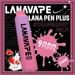 LANA PEN PLUS 9000口拋棄式電子煙｜日常通勤隨身攜帶｜穩定輸出保持綿密霧感展現持久且均衡的擊喉層次觸感