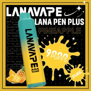LANA PEN PLUS 9000口拋棄式電子煙｜日常通勤隨身攜帶｜穩定輸出保持綿密霧感展現持久且均衡的擊喉層次觸感