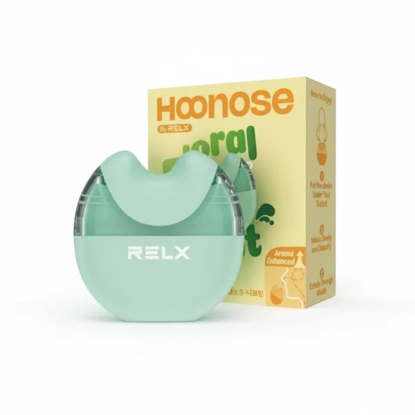 RELX 悅刻 Hoonose 鼻吸 4000口拋棄式鼻通｜日常外出隨身攜帶｜天然薄荷清新霧化體驗帶來舒暢呼吸感與提神醒腦感受