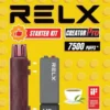 RELX 悅刻 Creator積木 7000口拋棄式電子煙套裝｜日常娛樂隨身攜帶｜積木系列創意設計搭配綿密霧感展現細膩口感層次體驗